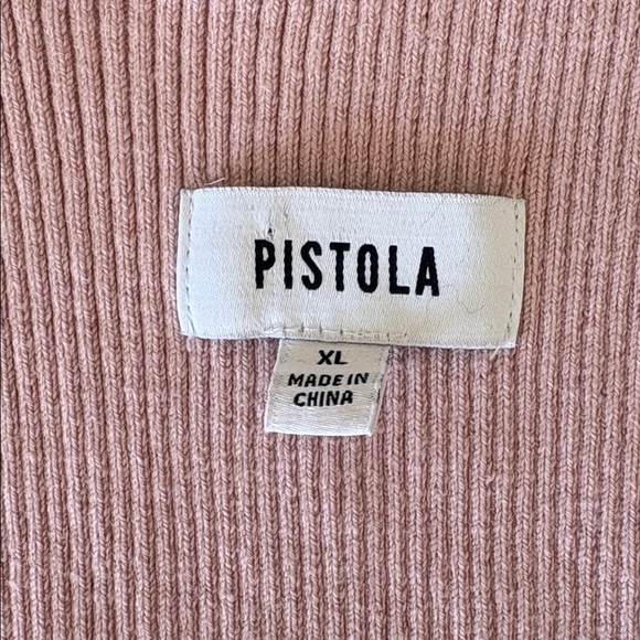Pistola Light Pink Short Sleeve Sweater - Picture 3 of 7